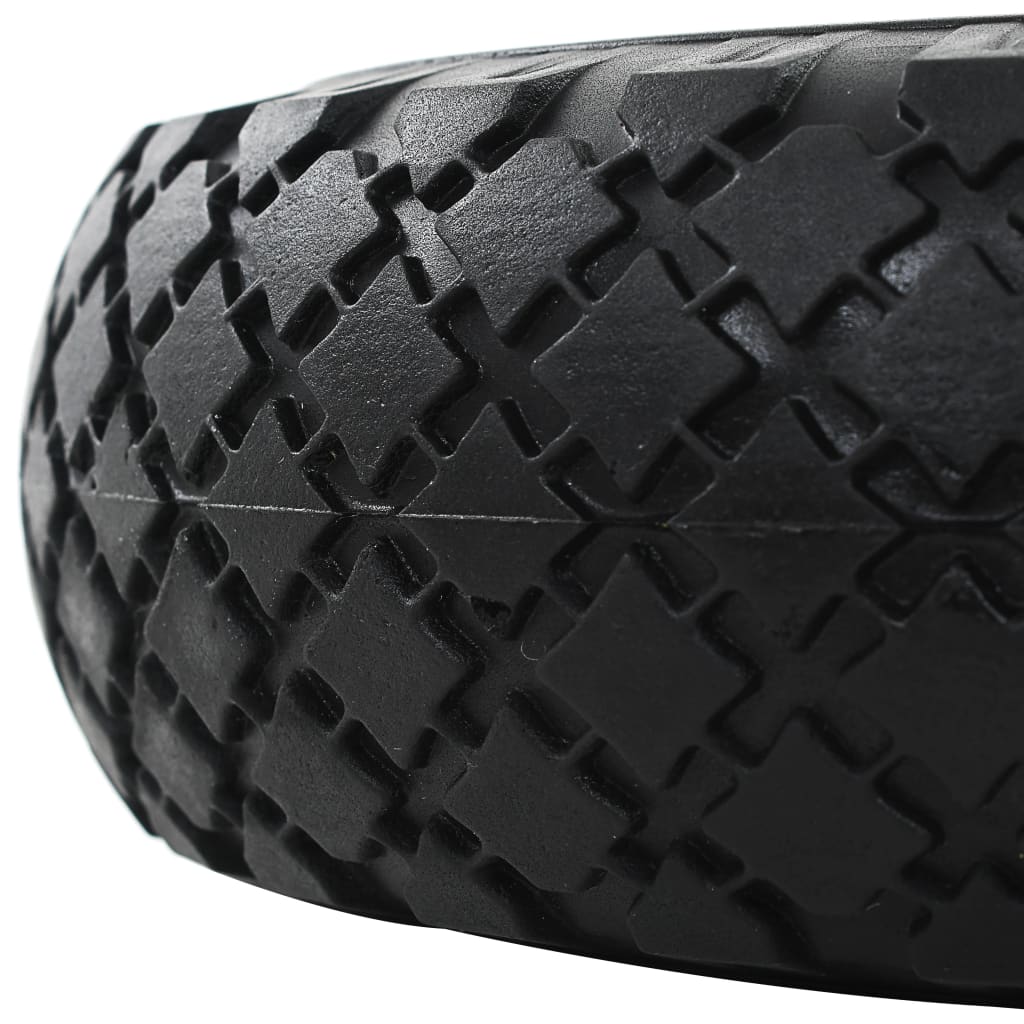 Sackkarrenräder 4 Stk. Massives Pu 3,00 - 4 (260X85)