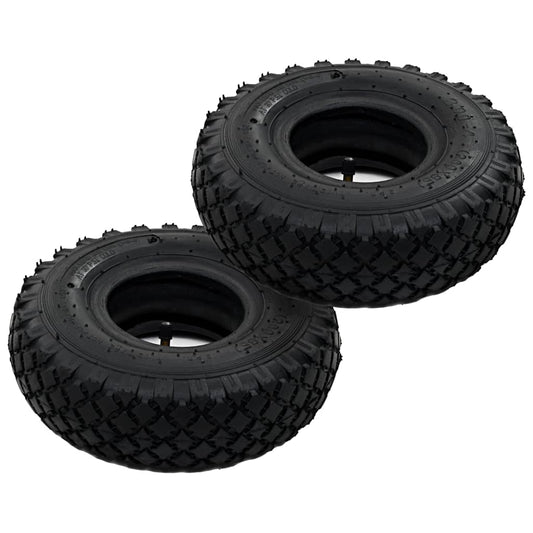 2 Reifen 2 Schläuche 3,00 - 4 260 X 85 Für Sackkarren Gummi