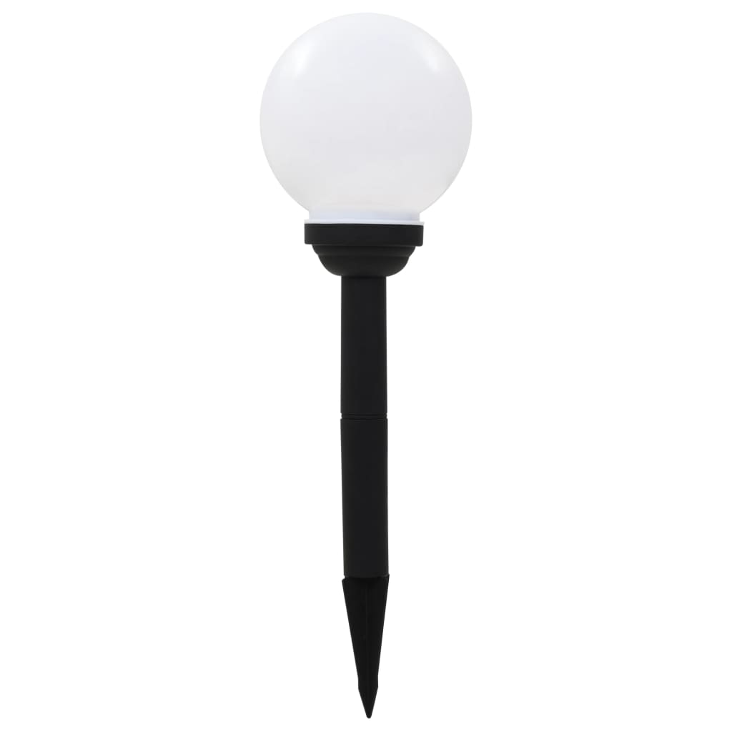 Solar-Außenleuchten 4 Stk. Led Kugelförmig 15 Cm Rgb