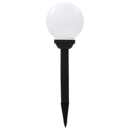 Solar-Außenleuchten 4 Stk. Led Kugelförmig 15 Cm Rgb