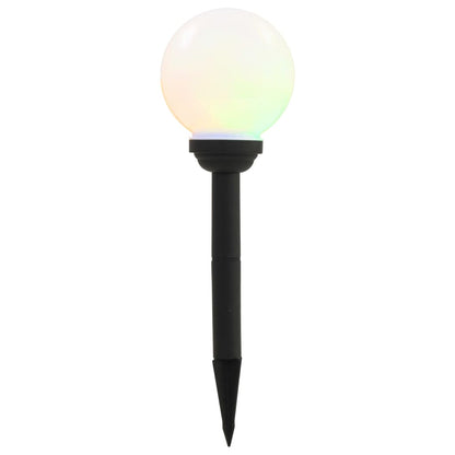 Solar-Außenleuchten 4 Stk. Led Kugelförmig 15 Cm Rgb