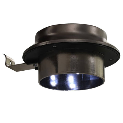 Outdoor Solarleuchten 6 Stück Led Rund 12 Cm Weiß
