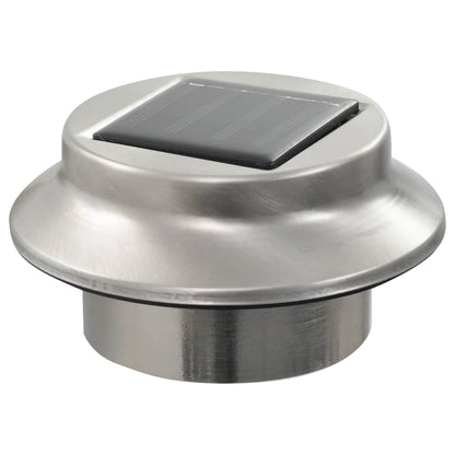 Outdoor Solarleuchten 6 Stück Led Rund 12 Cm Weiß