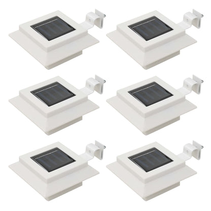 Solar-Außenleuchten 12 Stk. Led Rechteckig 12 Cm