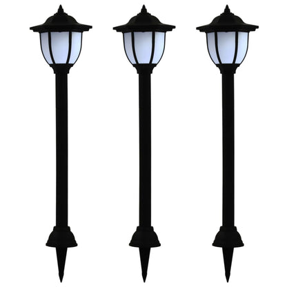 Outdoor Solarleuchten 3 Stück Led Schwarz