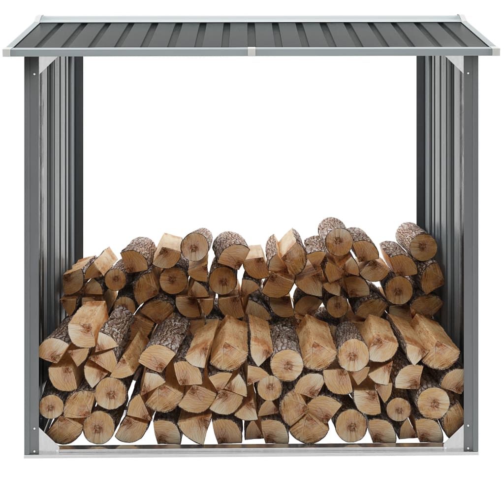 Brennholzlager Verzinkter Stahl 172 X 91 X 154 Cm