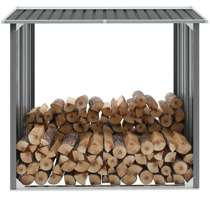 Brennholzlager Verzinkter Stahl 172 X 91 X 154 Cm