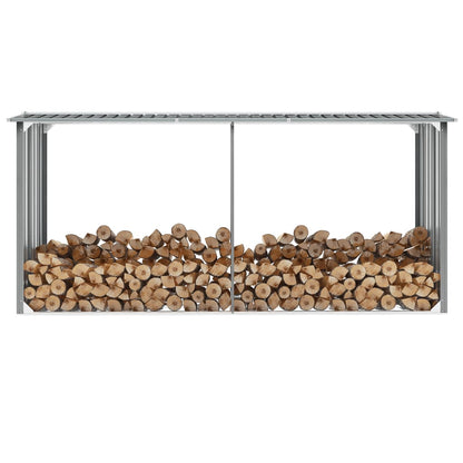 Brennholzlager Verzinkter Stahl 330 X 92 X 153 Cm