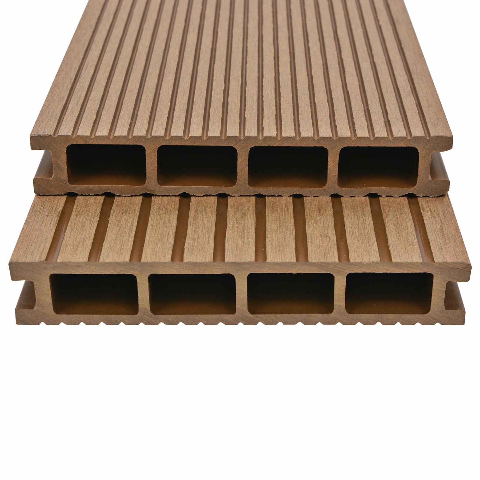 Terrassendiele 6 Pcs Teak Wpc
