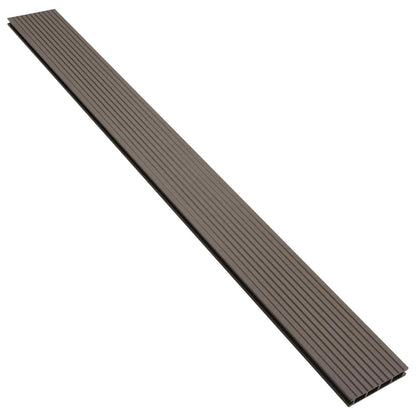 Terrassendiele 4 Pcs Dunkelbraun Wpc