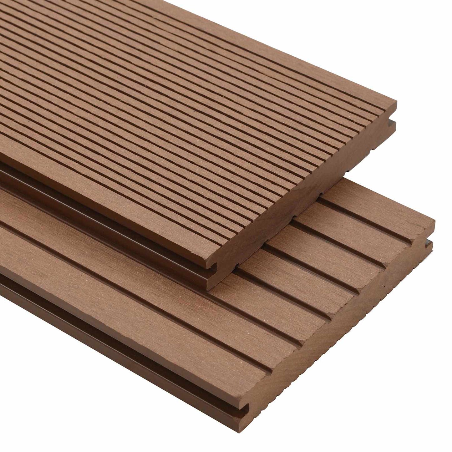 Terrassendiele 6 Pcs Hellbraun Wpc