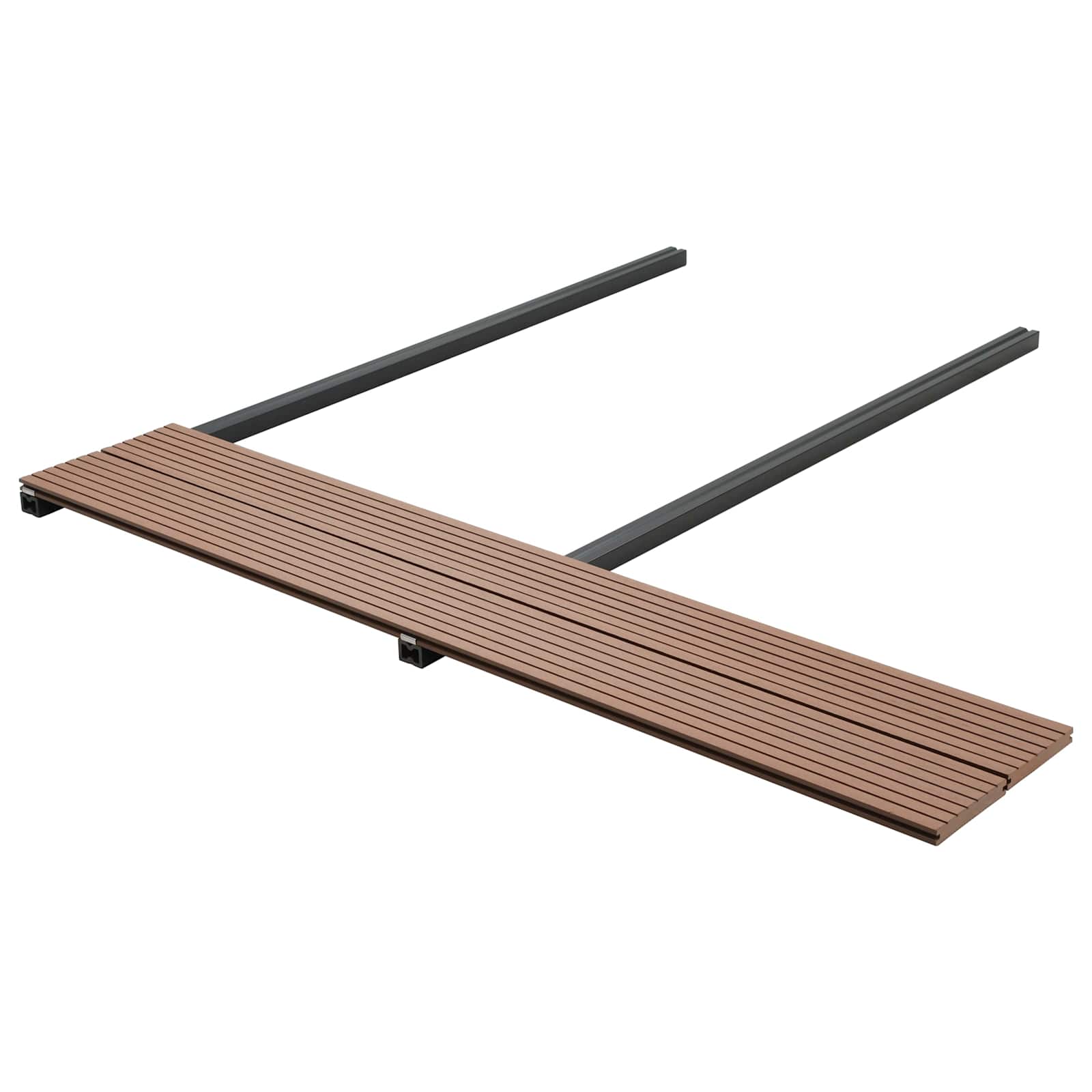 Terrassendiele 6 Pcs Hellbraun Wpc