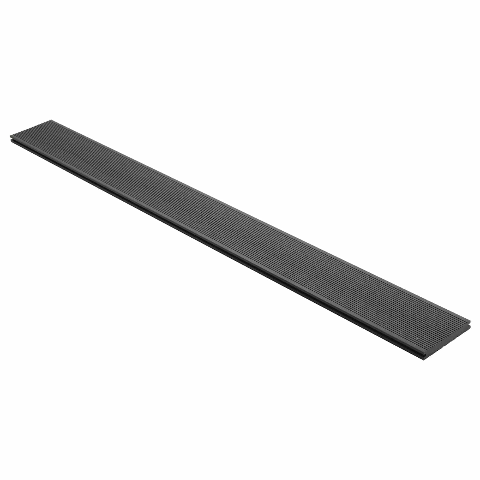 Terrassendiele 6 Pcs Grau Wpc