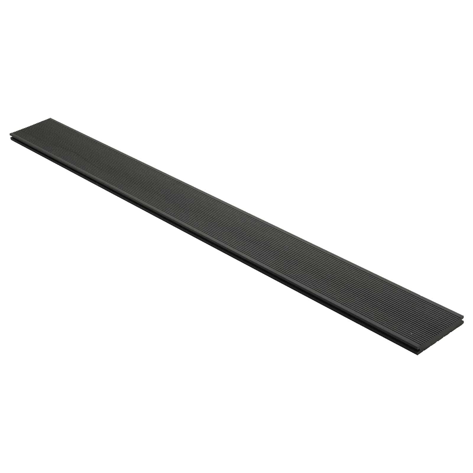 Terrassendiele 6 Pcs Schwarz Wpc