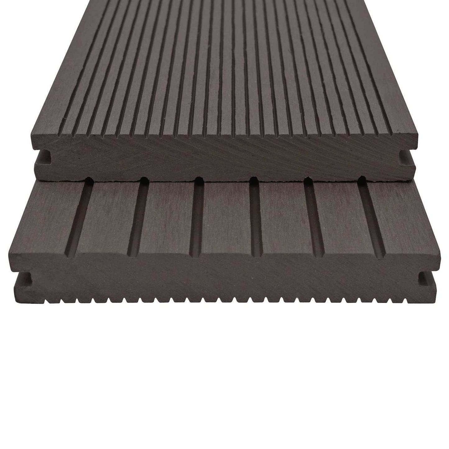 Terrassendiele 6 Pcs Dunkelbraun Wpc