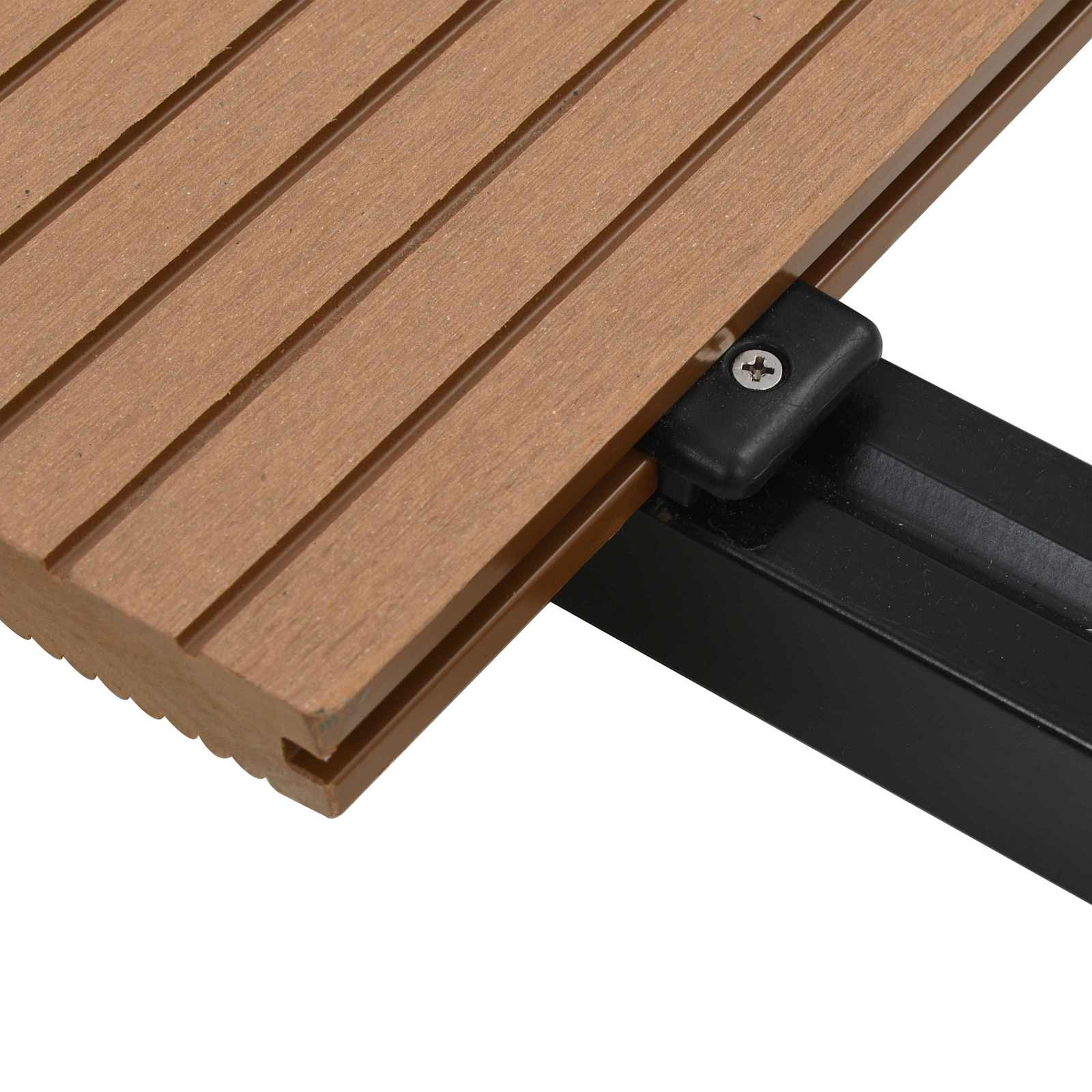 Terrassendiele 4 Pcs Teak Wpc