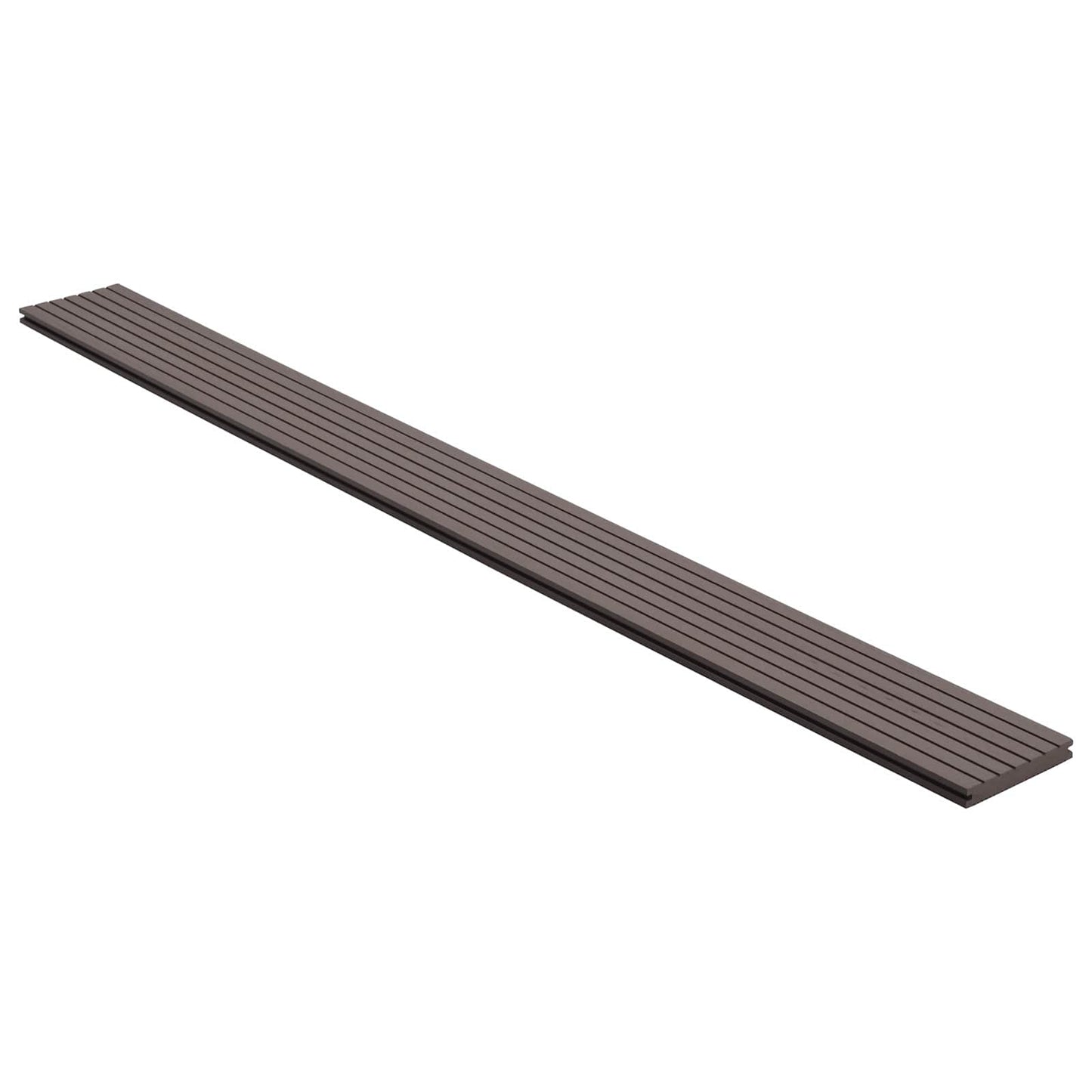 Terrassendiele 4 Pcs Dunkelbraun Wpc