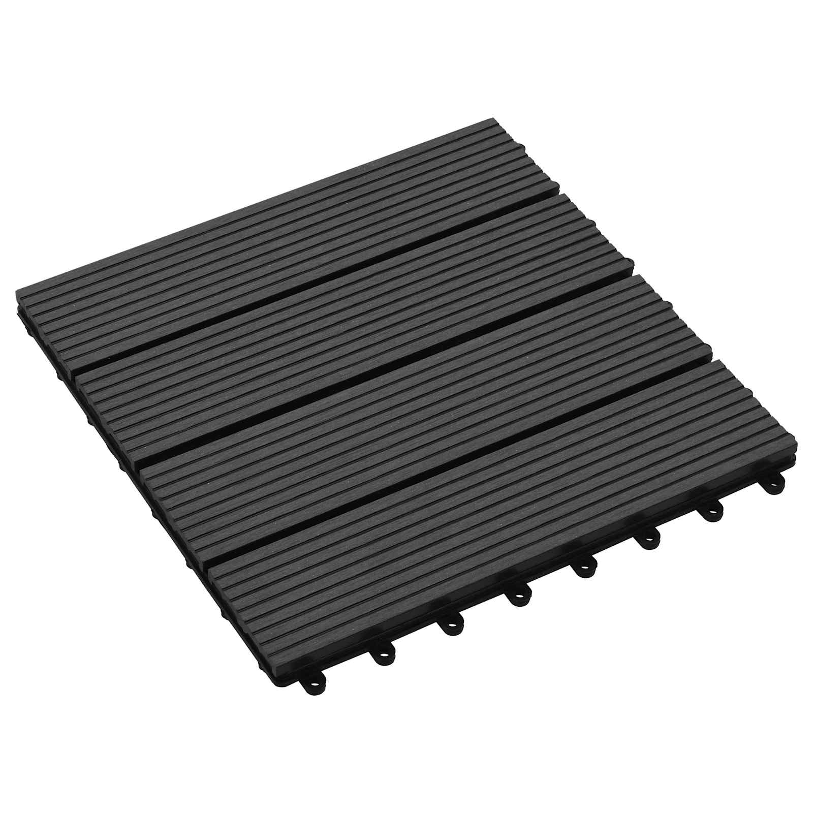 Terrassenfliese 11 Pcs 30 X 30 Cm Wpc