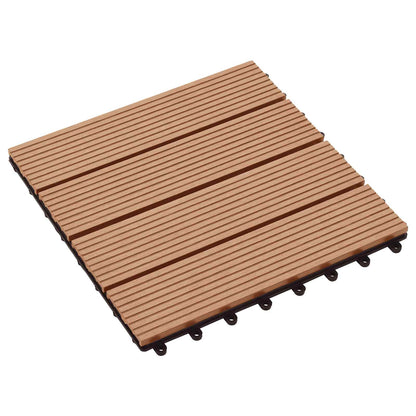 Terrassenfliese 11 Pcs 30 X 30 Cm Wpc