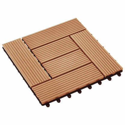 Terrassenfliese 11 Pcs 30 X 30 Cm Wpc