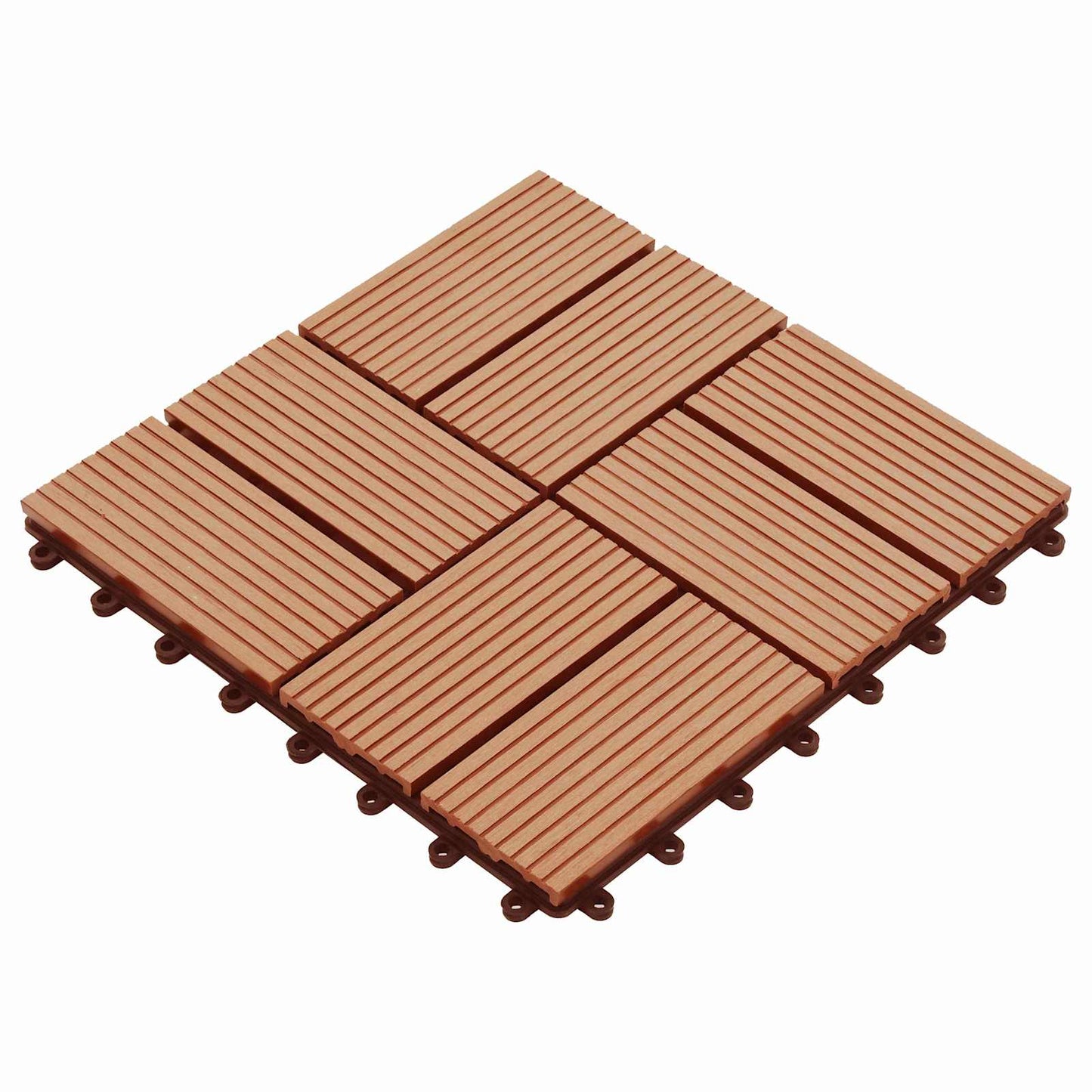 Terrassenfliese 11 Pcs 30 X 30 Cm Wpc