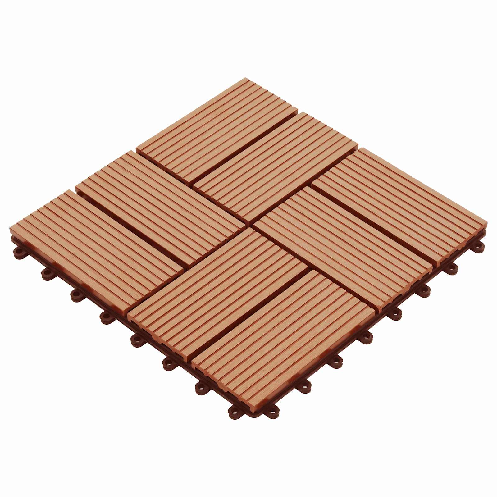 Terrassenfliese 11 Pcs 30 X 30 Cm Wpc