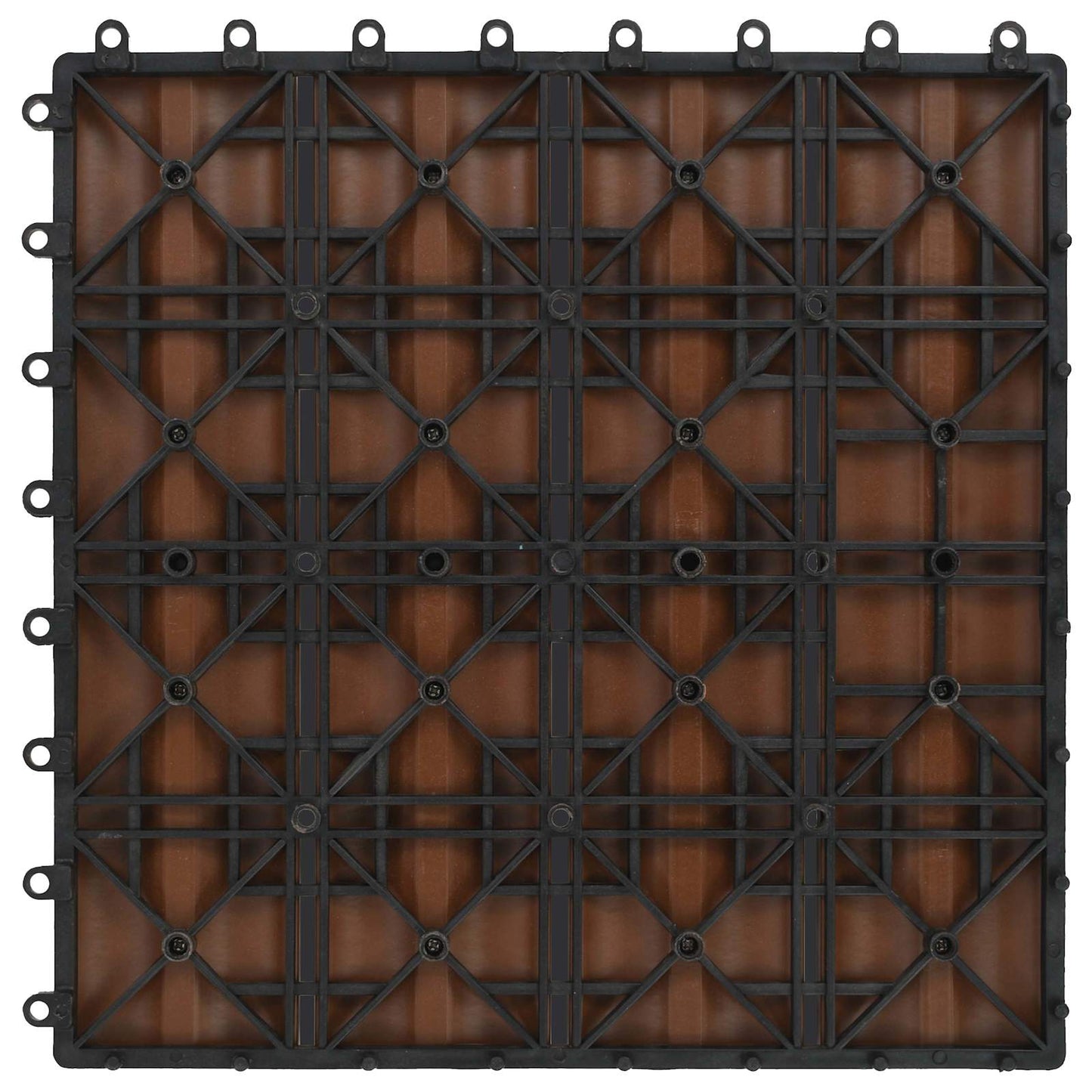 Terrassenfliese 3D-Design 11 Pcs 30 X 30 Cm Wpc