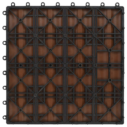 Terrassenfliese 3D-Design 11 Pcs 30 X 30 Cm Wpc