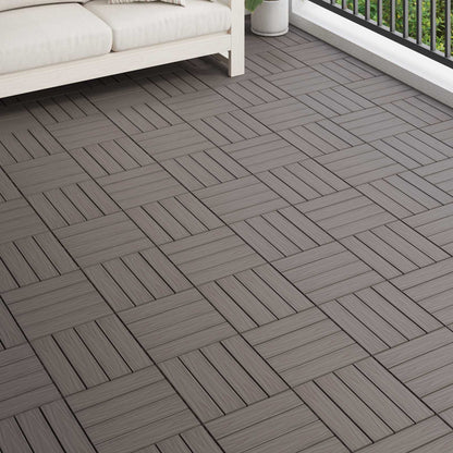 Terrassenfliese 3D-Design 11 Pcs 30 X 30 Cm Wpc