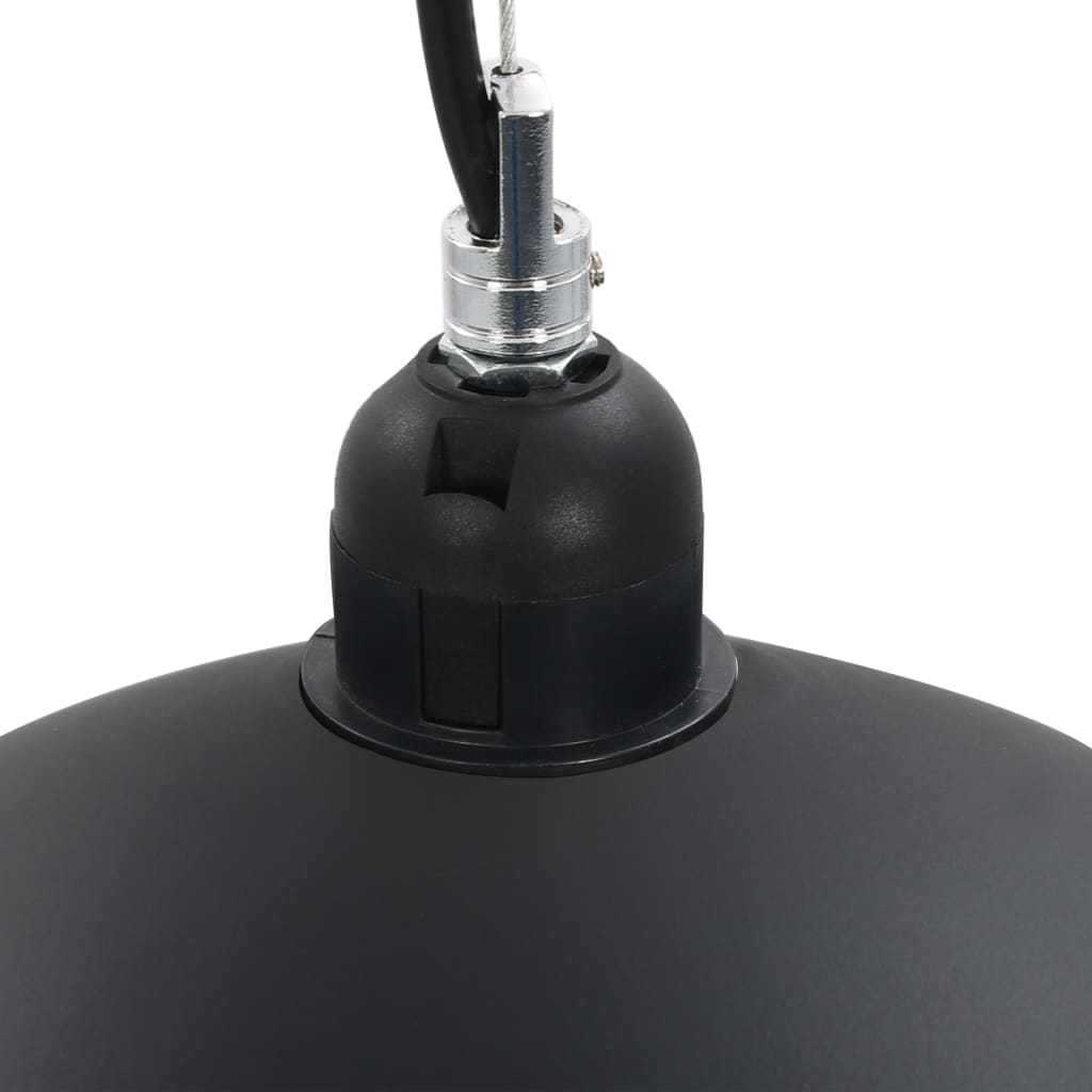 Deckenleuchten 2 Stk. Schwarz Und Gold Halbkugelförmig 50Cm E27