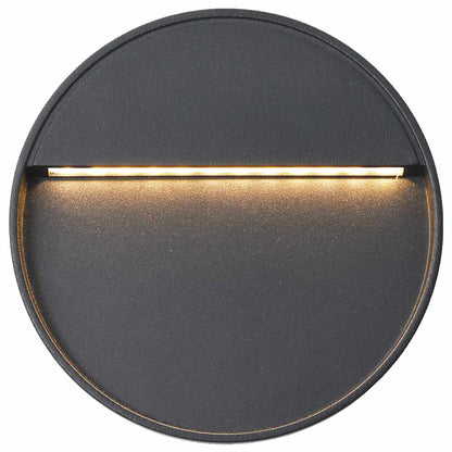 Außenwandleuchten 2 Stk. Led 3W Schwarz