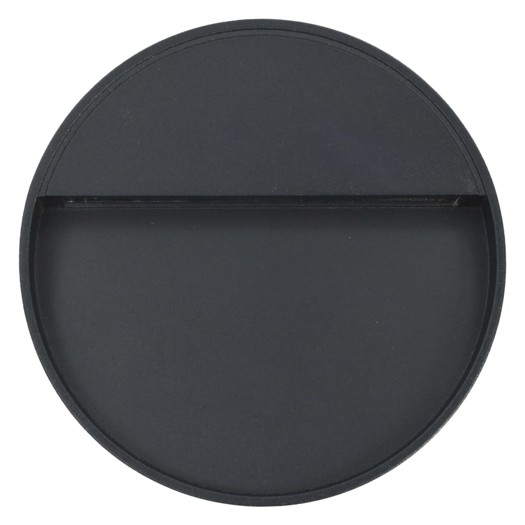 Außenwandleuchten 2 Stk. Led 3W Schwarz