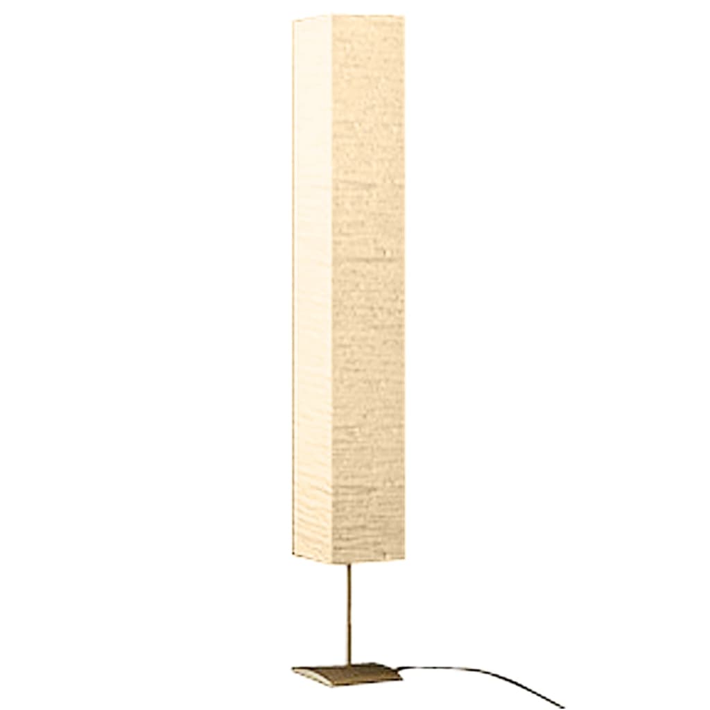 Standleuchte Mit Stahlständer Beige Grün