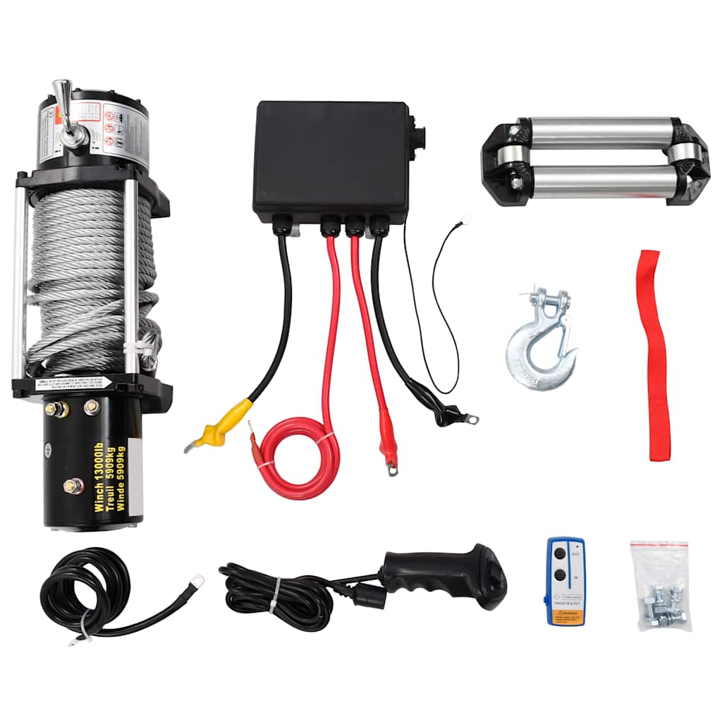 Elektrische Seilwinde 12 V 5909 Kg