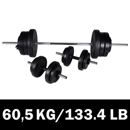 Langhantel Mit Gewichten 60 Kg