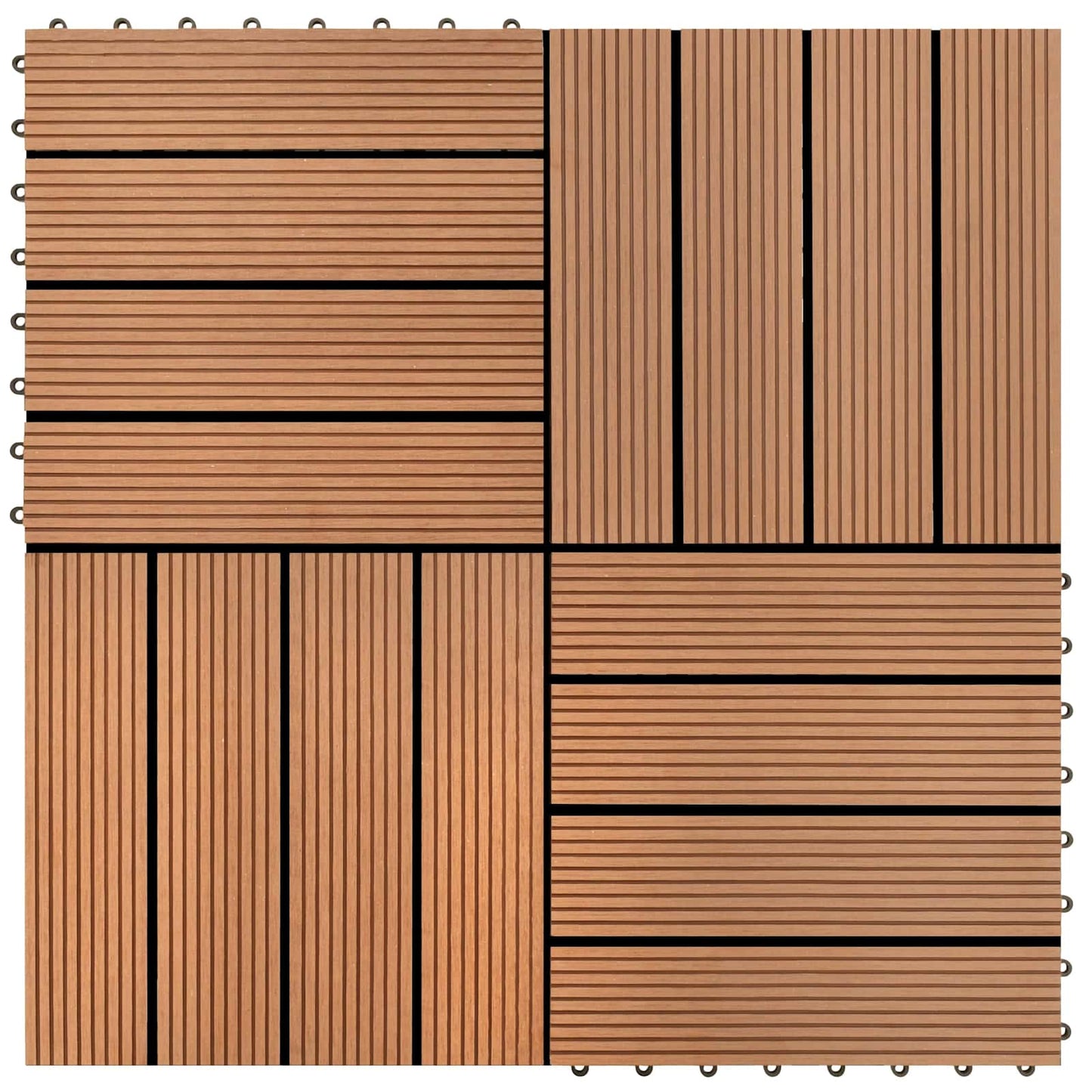 Terrassenfliese 11 Pcs 30 X 30 Cm Wpc