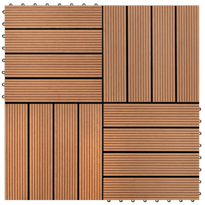 Terrassenfliese 11 Pcs 30 X 30 Cm Wpc