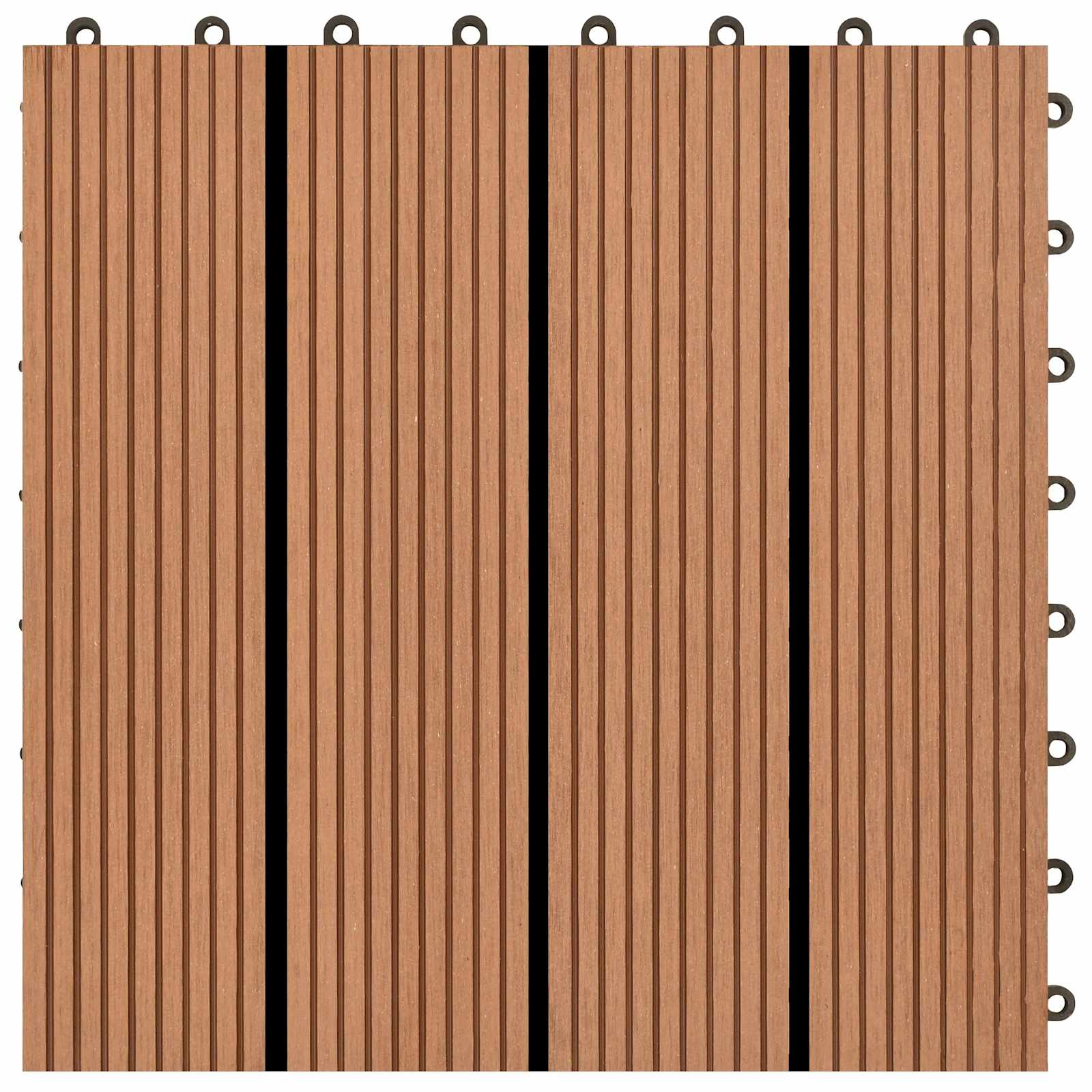Terrassenfliese 11 Pcs 30 X 30 Cm Wpc