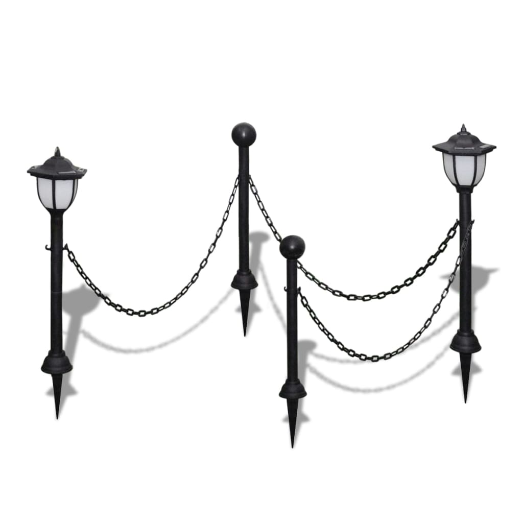 2X Led Lampe Solarleuchte Außenlampe Gartenleuchte Laterne