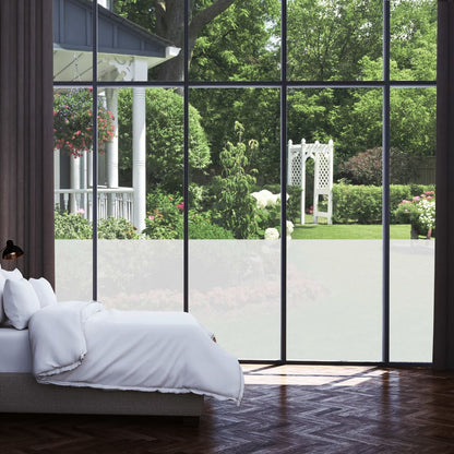 Fensterfolie Matt Grau 0,9X Pvc Grau Mattiert