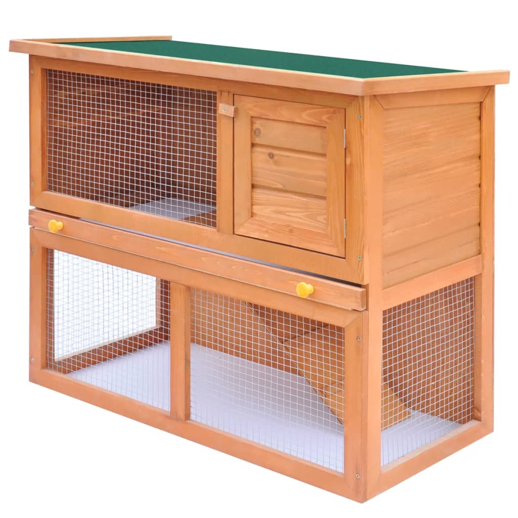 Kaninchenstall 1 Tür Holz
