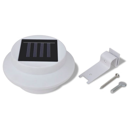 6X Außenlampe Sonnenlichtset Zaunlicht Dachrinne-Licht