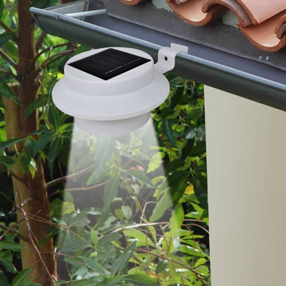 6X Außenlampe Sonnenlichtset Zaunlicht Dachrinne-Licht