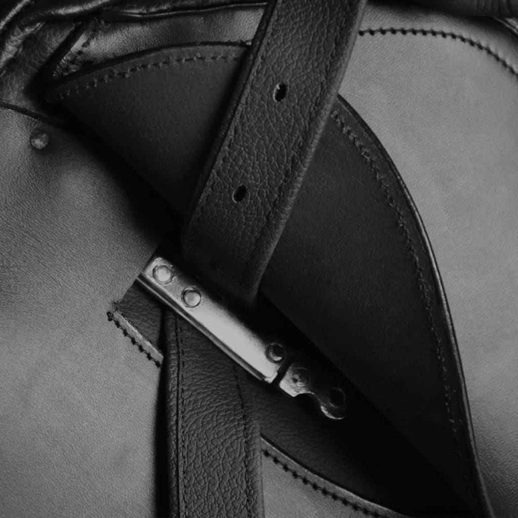 Pferdereiten Sattelset 17,5" Echtes Leder 5-In-1