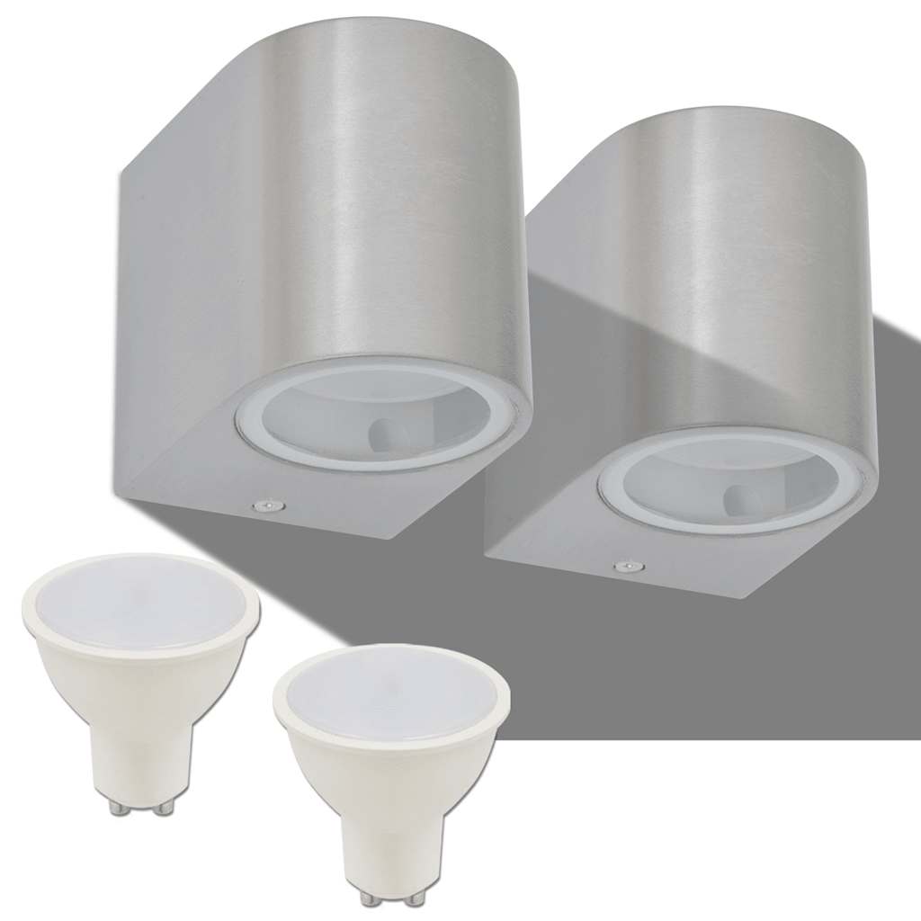Led Außenwandleuchten 2 Stk. Abwärts