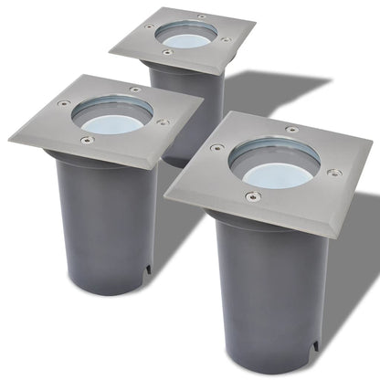 Led-Bodeneinbaustrahler 3 Stk. Outdoor