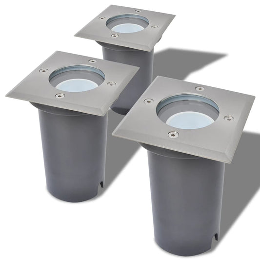 Led-Bodeneinbaustrahler 3 Stk. Outdoor