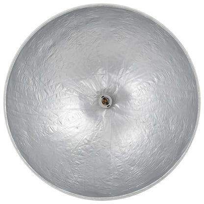 Pendelleuchte Ø50 Cm E27 Weiß Und Silbern