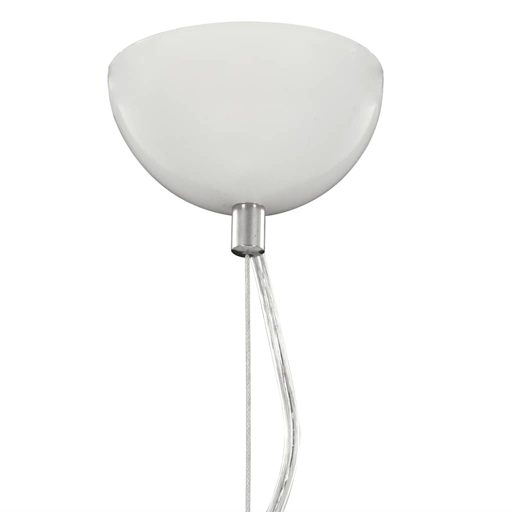 Pendelleuchte Ø50 Cm E27 Weiß Und Silbern