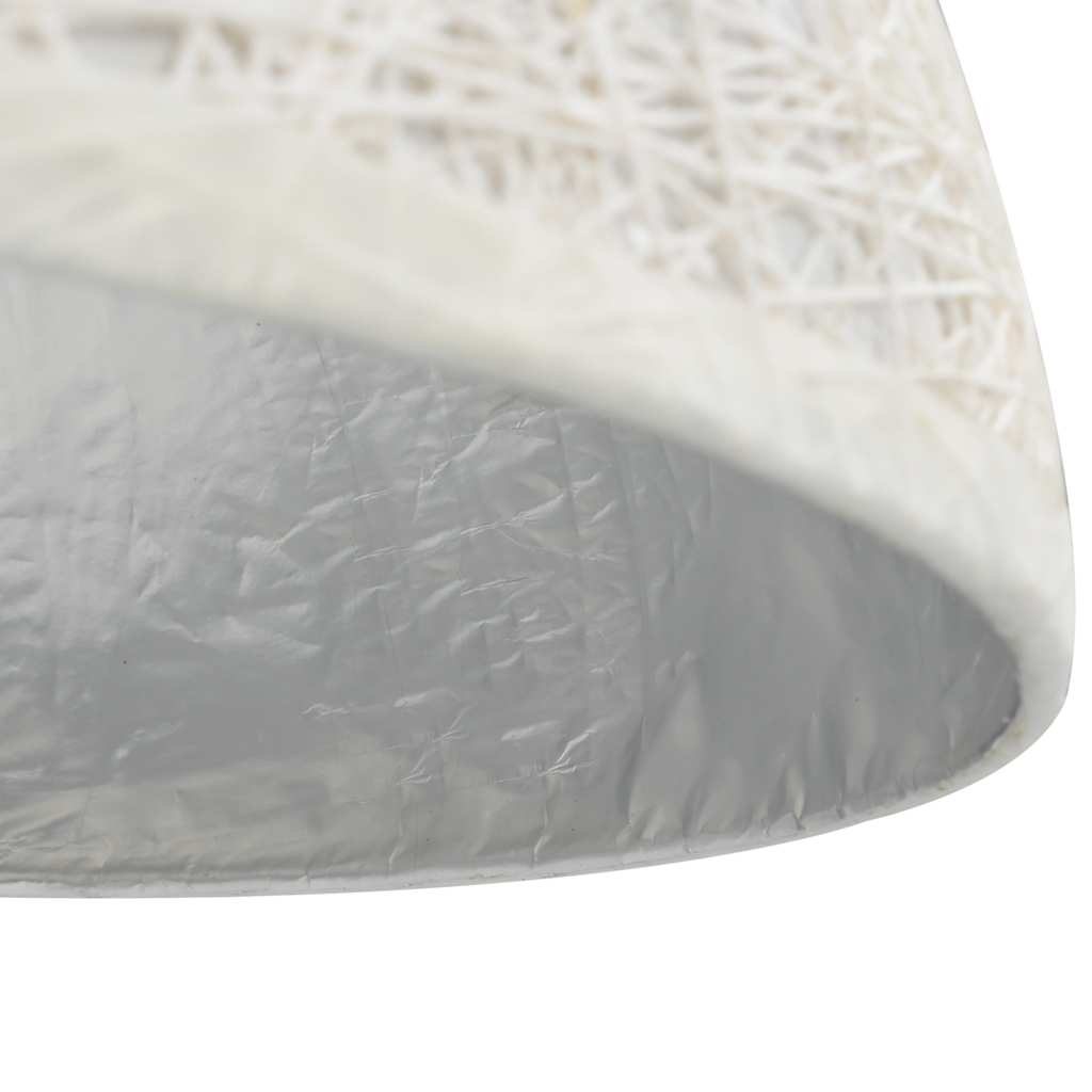 Pendelleuchte Ø50 Cm E27 Weiß Und Silbern